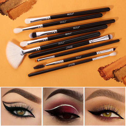 Schwarzes Makeup-Pinselset